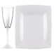 Hard Disposable TableWare White